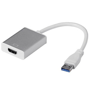 eStore, Usb 3.0 zu hdmi adapter - silber, eStore - USB 3.0 zu HDMI Adapter Silber, One Size