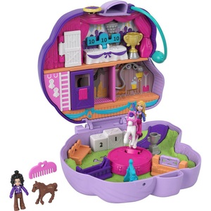 Mattel, Mattel GTN14 Polly Pocket Pony-Springspass Schatulle, Polly Pocket Spielwelt »Pony-Springspass Schatulle«