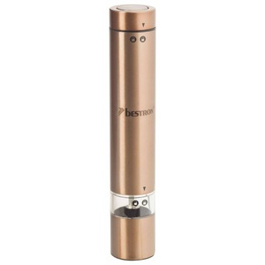 Bestron, Best Pfeffer/Salz Mühle APS100CO Kupfer, Bestron APS100CO automatische Gewürzmühle