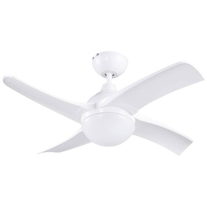 Sygonix, Sygonix Deckenventilator (Ø x H) 910 mm x 370 mm Flügelfarbe: Weiß Gehäusefarbe (Details): Weiß, Sygonix Deckenventilator 55 W (Ø x H) 910 mm x 370 mm Weiß