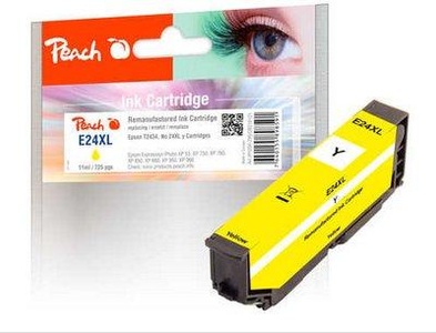 undefined, Peach 318121 Druckerpatrone 1 Stück(e) Kompatibel Hohe (XL-) Ausbeute Gelb, Peach Tinte Epson T2434, No 24XL Yellow
