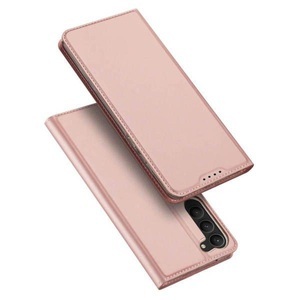 Dux Ducis, Dux Ducis - Samsung Galaxy S23+ Plus 5G Flip Wallet Cover Leder Tasche - Roségold