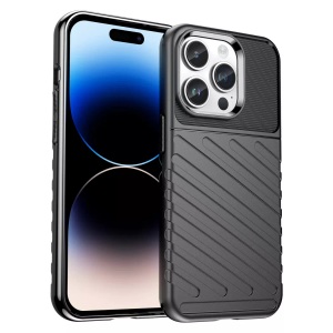 Cover-Discount, iPhone 15 Pro - Textur Gummi Hülle, Cover-Discount - iPhone 15 Pro Textur Gummi Hülle, Weiss Bunt