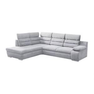 Vente-unique, Vente-unique - Ecksofa mit Schlaffunktion PYLOS Ecke Links, One Size, Grau, Vente-unique - Ecksofa mit Schlaffunktion PYLOS Ecke Links, One Size, Grau