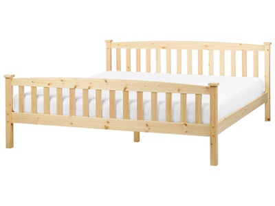 Bett mit Lattenrost aus Kiefernholz Skandinavisch GIVERNY Bett mit Lattenrost aus Kiefernholz Skandinavisch GIVERNY
