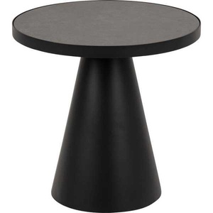 mutoni scandi, Couchtisch Eliot Glas Keramik schwarz rund 45x45, Couchtisch Eliot Glas Keramik schwarz rund 45x45