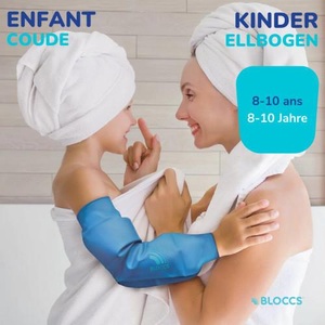 Bloccs, Wasserschutz Für Gips Und Verband, Bad Und Dusche, Wasserdicht Und Beständig, Kinder Unisex Schwarz Bedruckt ONE SIZE, 