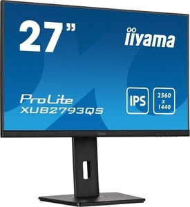 Iiyama, Iiyama XUB2793QS-B1 LED-Monitor 68.6 cm (27 Zoll) EEK F (A - G) 2560 x 1440 Pixel WQHD 1 ms HDMI®, DisplayPort,, 