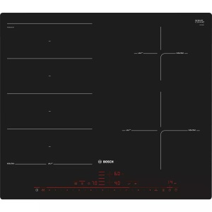 Bosch, Bosch PXE601DC1E Induktionskochfeld schwarz, Bosch PXE601DC1E Glaskeramik-Kochfeld Induktion ? Induktionskochfeld mit Touch-Display