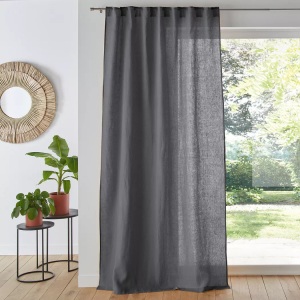 LA REDOUTE INTERIEURS, Vorhang Onega Unisex Grau 135x220cm, La Redoute Intérieurs - Vorhang Onega, 135x220cm, Grau