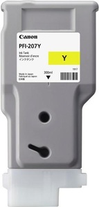 Canon, Canon Tintenpatrone PFI-207Y Original Gelb 8792B001 Druckerpatrone, Canon PFI-207Y Original Tintenpatrone Gelb