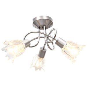vidaXL, vidaXL Deckenleuchte Glas-Lampenschirme für 3 E14 Glühlampen, vidaXL Deckenleuchte Glas-Lampenschirme für 3 E14 Glühlampen