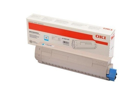 OKI, Original Tonerpatrone cyan OKI 46471103, Oki Toner, blau, 46471103, (7'000 Seiten)