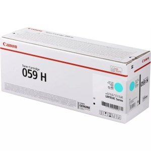 Canon, Canon Toner Cartridge 059 H C cyan, CANON CANON 059 H Tonerkassette Cyan passend für: i-SENSYS LBP-850 Series;i-SENSYS LBP-852 Ci;i-SENSYS LBP-852 Cx