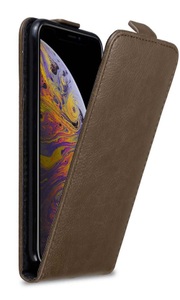 Cadorabo, Hülle für Apple iPhone XS MAX mit Magnetverschluss, Cadorabo - Hülle für Apple iPhone XS MAX mit Magnetverschluss, Kühles Braun