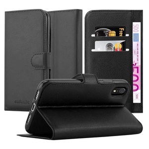 Cadorabo, Hülle für Apple iPhone XR Standfunktion, Kartenfach, Cadorabo - Hülle für Apple iPhone XR Standfunktion, Kartenfach, Schwarz