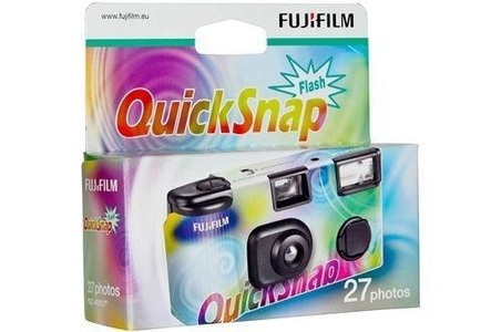 Fujifilm, Fujifilm QuickSnap ED 27 Flash Einwegkamera, Fujifilm 51163527 Quicksnap ED 27 - Einwegkamera (Schwarz)