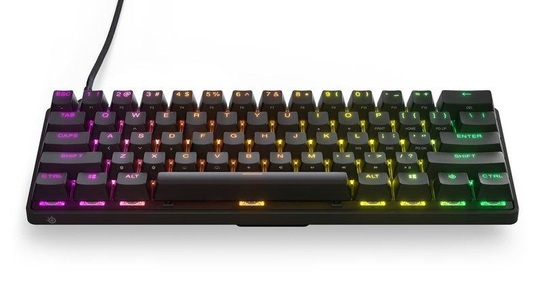 Steelseries, Steelseries Apex Pro Mini Gaming-Tastatur, STEELSERIES APEX PRO MINI (DE Layout), Gaming Tastatur, Kabelgebunden, Schwarz