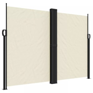 vidaXL, vidaXL Seitenmarkise Ausziehbar Creme 180x600 cm, vidaXL Seitenmarkise Ausziehbar Creme 180x600 cm