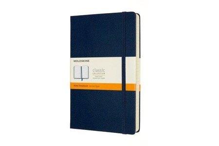 MOLESKINE, Moleskine Notizbuch Erweitert Large/A5 Liniert, Saphir, Moleskine Notizbuch, HC, L/A5, liniert, saphir, 208 Seiten, 606235