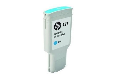 Hp, HP 727 Cyan DesignJet Druckerpatrone, 300 ml, Tinte cyan Nr. 727 (F9J76A)