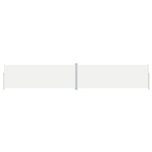 vidaXL, vidaXL Seitenmarkise Ausziehbar Creme 220x1200 cm, vidaXL Seitenmarkise Ausziehbar Creme 220x1200 cm