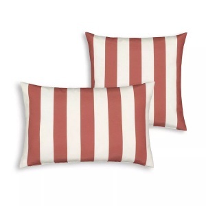 LA REDOUTE INTERIEURS, Outdoor-Kissen Hendaye Outdoor-Kissen Hendaye, La Redoute Intérieurs - Outdoor-Kissen Hendaye, 60X40CM, Rot