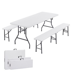 Arebos, Bierzeltgarnitur Festzeltgarnitur Biertisch Set klappbar Campingtisch Bierzeltgarnitur Festzeltgarnitur Biertisch Set klappbar Campingtisch, Arebos - Bierzeltgarnitur Festzeltgarnitur Biertisch Set klappbar Campingtisch, One Size