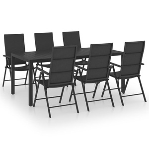 vidaXL, Garten essgruppe poly-rattan Garten essgruppe poly-rattan