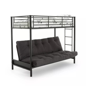 LA REDOUTE INTERIEURS, Hoch- und Sofabett Janik Hoch- und Sofabett Janik, La Redoute Intérieurs - Hoch- und Sofabett Janik, 90X190CM, Schwarz