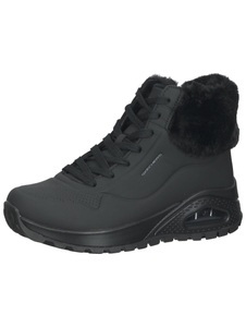 Skechers, Skechers Schnürboots »UNO RUGGED - FALL AIR«, mit Bio Dri-Ausstattung, Skechers Uno Rugged Fall Air Damen Boot Schwarz