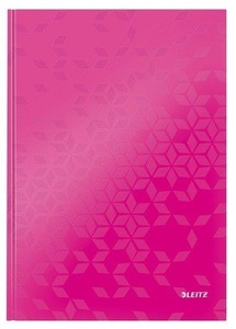 undefined, Leitz Notizbuch WOW A4 liniert, pink, Leitz Notizbuch WOW, A4, liniert, pink, 90g, 995583