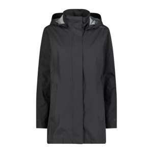 CMP, CMP Damen Rain Hoodie Button Jacke, CMP - damen wasserdichte regenjacke mit druckknöpfen und kapuze, für Damen, Größe XL