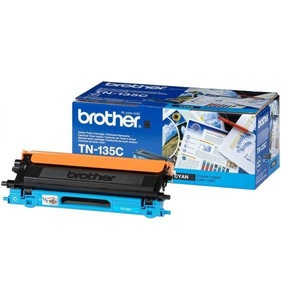 Brother, Original Tonerpatrone cyan Brother TN-135C, Brother B135C Toner XL cy - Brother TN-135C für z.B. Brother DCP -9040 CN, Brother DCP -9042 CDN, Brother DCP -9042 CN, Brother DCP -9045 CDN