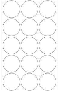 HERMA, Herma 2270 Markierungspunkte Etiketten Ø 32 mm Weiß 480 St. Permanent Papier, HERMA Markierungspunkte 32mm 2270 weiss 480 St./32 Blatt