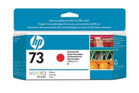 Hp, HP 73 Chromrot DesignJet Druckerpatrone, 130 ml, Hewlett Packard Tintenpatrone, chromatic rot, No.73, CD951A