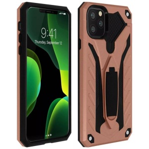 Avizar, Apple iPhone 11 Pro - Polycarbonat Schutzhülle, Avizar - Hybrid Hülle mit Ständer iPhone 11 Pro, Rosa