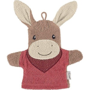 Sterntaler, Sterntaler Spiel-Waschhandschuh Emmily, Spiel-Waschhandschuh ESEL EMMILY in rot