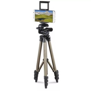 HAMA, Hama 00004619 Tripod F/mobiles&tablet - Dreibein-Stativ (Champagner), HAMA 00004619 TRIPOD F/MOBILES&TABLET - Dreibein-Stativ,