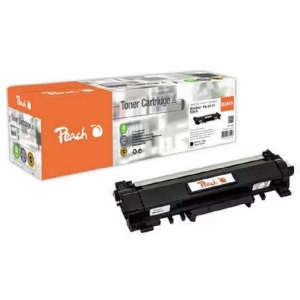Peach, Peach Tonermodul schwarz kompatibel zu TN-2410, Peach B2410 Toner bk ersetzt Brother TN-2410 für z.B. Brother MFCL 2730 DW, Brother DCPL 2530 DW, Brother HLL 2350 DW, Brother MFCL 2710 DN