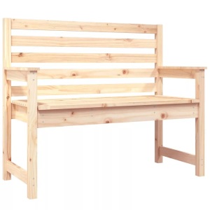 vidaXL, vidaXL Gartenbank 109x48x91,5 cm Massivholz Kiefer