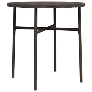 vidaXL, vidaXL Beistelltisch Braun 45 cm Poly Rattan