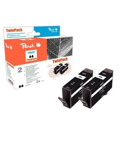 Peach, Peach Doppelpack Tintenpatrone schwarz kompatibel zu HP No. 903, T6L99AE, 