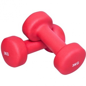 Gorilla sports, Gymnastikhanteln Unisex Rot Bunt 6 kg, Gorilla Sports - Gymnastikhanteln, One Size, Rot Bunt