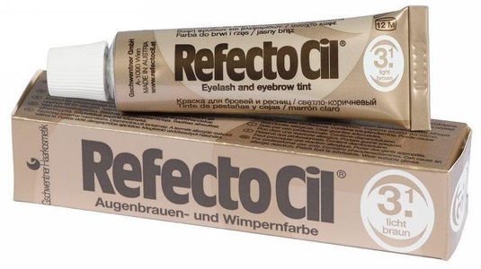 RefectoCil, Refectocil Wimpernfarbe Nr 3.1 lichtbraun (1 Stück), RefectoCil Augenbrauen- und Wimpernfarbe (3.1 - lichtbraun 15 ml) - MUST-HAVE 2021!