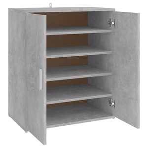 vidaXL, vidaXL Schuhschrank Betongrau 60x35x70 cm Spanplatte