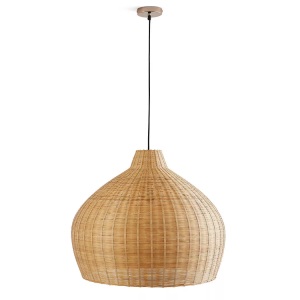 LA REDOUTE INTERIEURS, Hängelampenschirm Vani aus geflochtenem Bambus Hängelampenschirm Vani aus geflochtenem Bambus, La Redoute Intérieurs - Hängeleuchte / Lampenschirm Vani, One Size, Beige