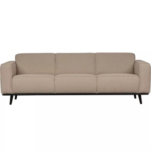 mutoni casual, Sofa Statement Boucle beige 230, Sofa Statement 3-Sitzer Bouclé beige 230