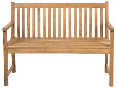 Beliani, Beliani Gartenbank Akazienholz 120 cm VIVARA, Beliani - Gartenbank aus FSC® zertifiziertes Akazienholz Klassisch VIVARA, One Size, Light Beige