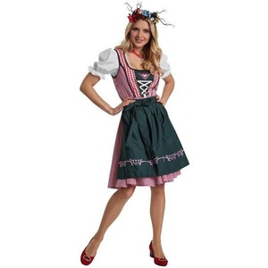 TecTake, Frauenkostüm Mini-Dirndl Berchtesgaden Modell 2 Rot, Tectake - Frauenkostüm Mini-Dirndl Berchtesgaden Modell 2, M, Rot